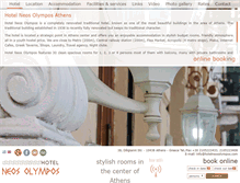 Tablet Screenshot of hotelneosolympos.com